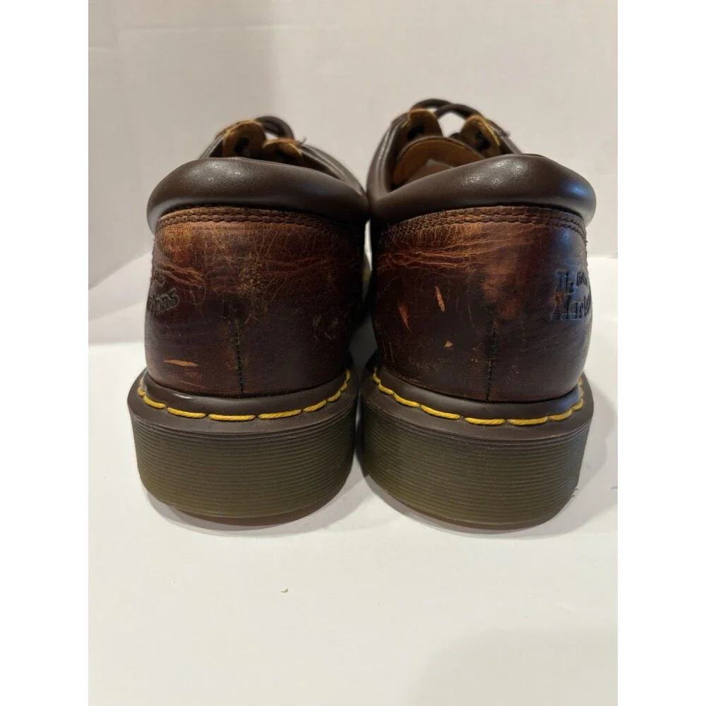 Dr. Martens 1461 3 Eye Crazy Horse Brown Leather Oxford Shoes Men’s US 12